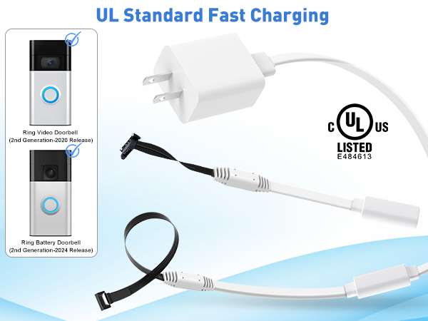 ring doorbell charger cord