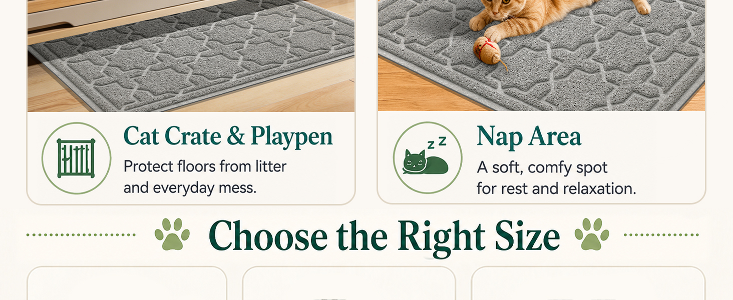 Choose Suitable Yimobra Cat Litter Mat for Your Cats