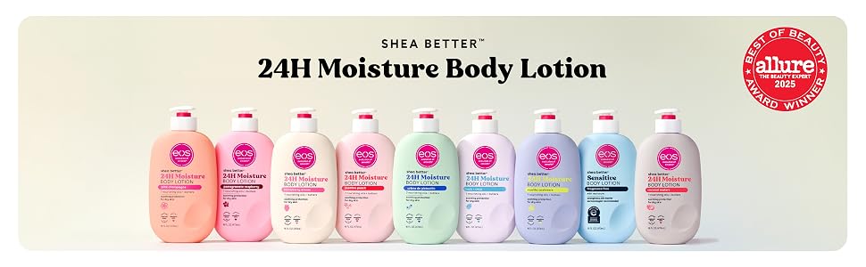 eos 24H Moisture Body Lotion collection