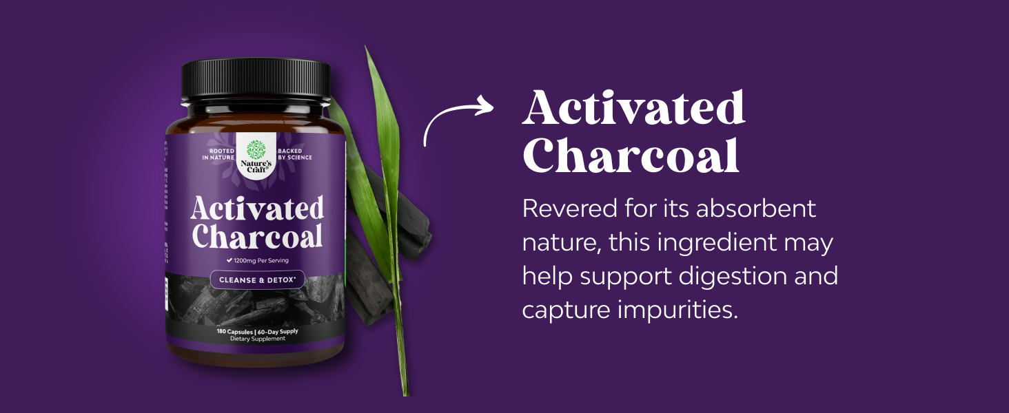 Activated Charcoal 180ct
