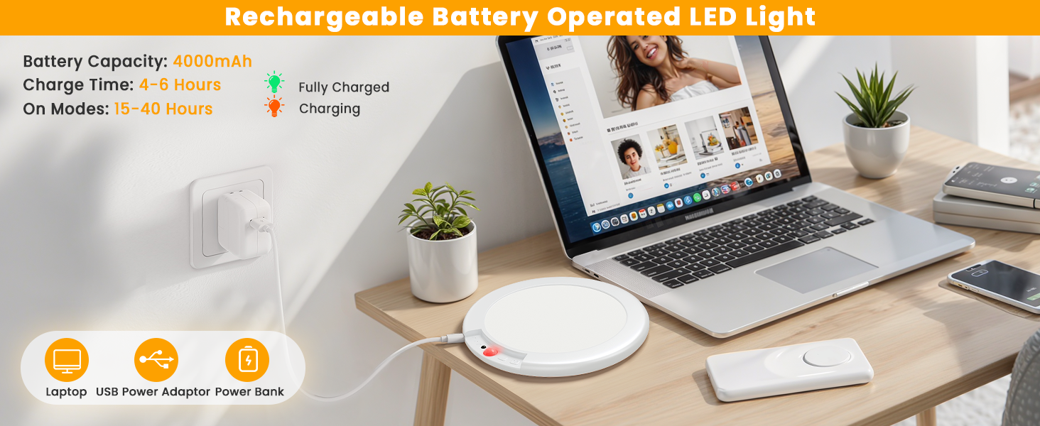 rechargeable led ceiling light battery operated