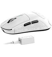 ATTACK SHARK R6 Wireless Gaming Mouse, Tri-Mode Connection, 39 Grams Superlight, PAW3950 42K DPI ...