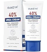 OUKEYA Urea Cream 40 Percent Tube 3 Oz, Foot & Hand Cream for Dry Cracked, 40 per Urea Lotion for...