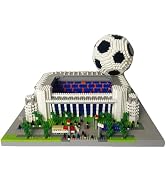 alltogetho 4800+pcs Madrid Soccer Stadium with Soccer Ball Micro Mini Building Blocks Toy Set Cre...