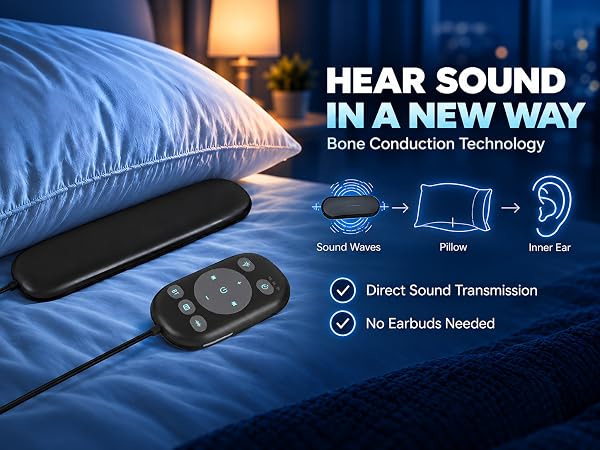 Under Pillow Bone Conduction Speaker