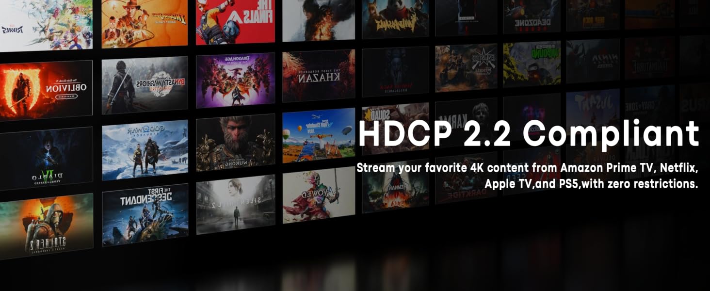 HDCP hdmi splitter