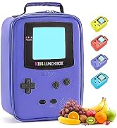 Hairao Kids Lunch Box Insulated Soft Lunch Bag Leather Lunch Box Gameboy Mini Cooler Back to Scho...