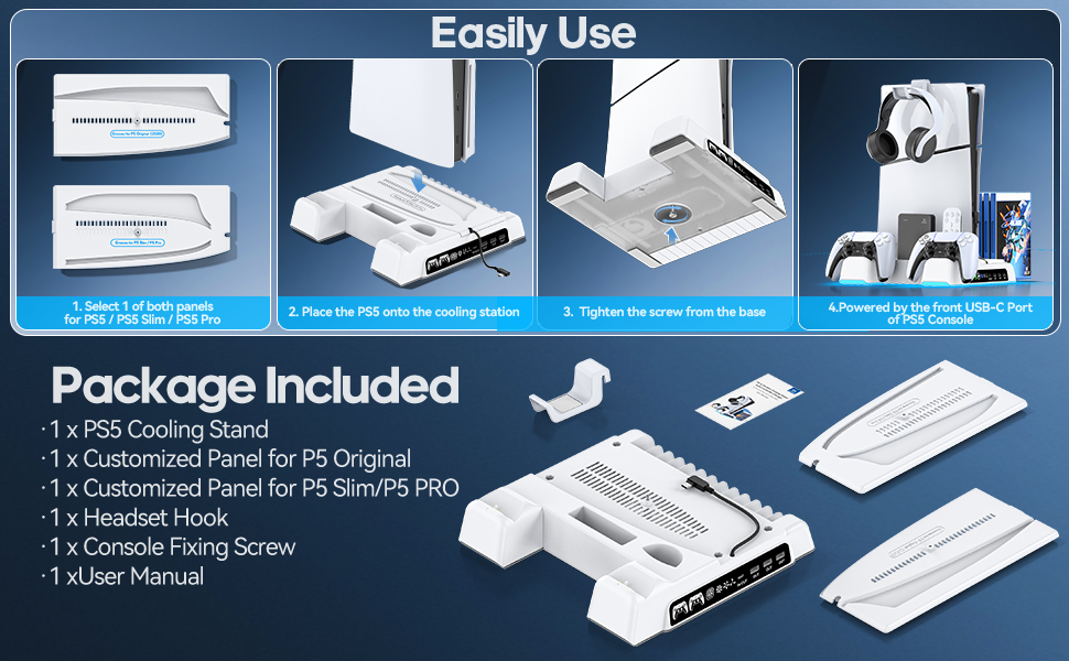 PS5 cooling stand