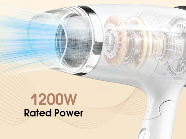 Portable mini hair dryer lightweight build avoids arm fatigue during long hair drying sessions