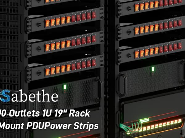 PDU Horizontal Rackmount Power Strip
