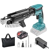 18V Drywall Screw Gun Auto-Feed,Collated Drywall Screwgun,5000RPM Cordless Drywall Screw Gun Kit ...