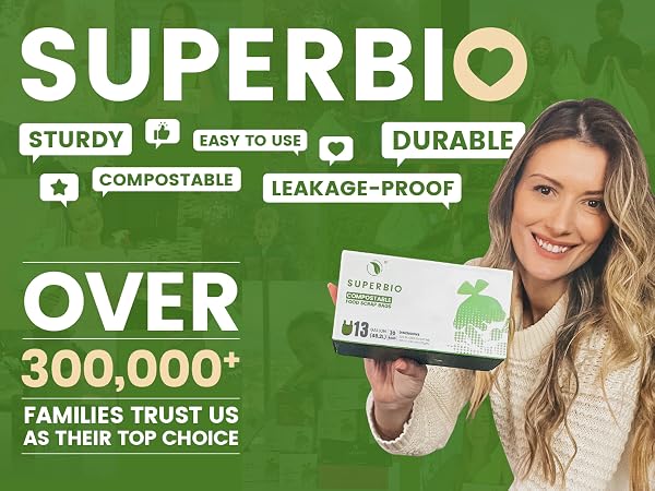 Compost trash bags