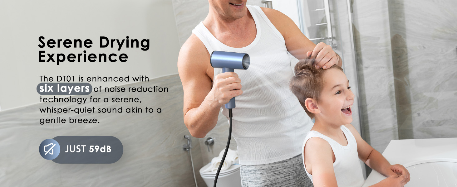 high speed ionic hair dryer fast drying blow dryer lightweight small travel hairdryer for women