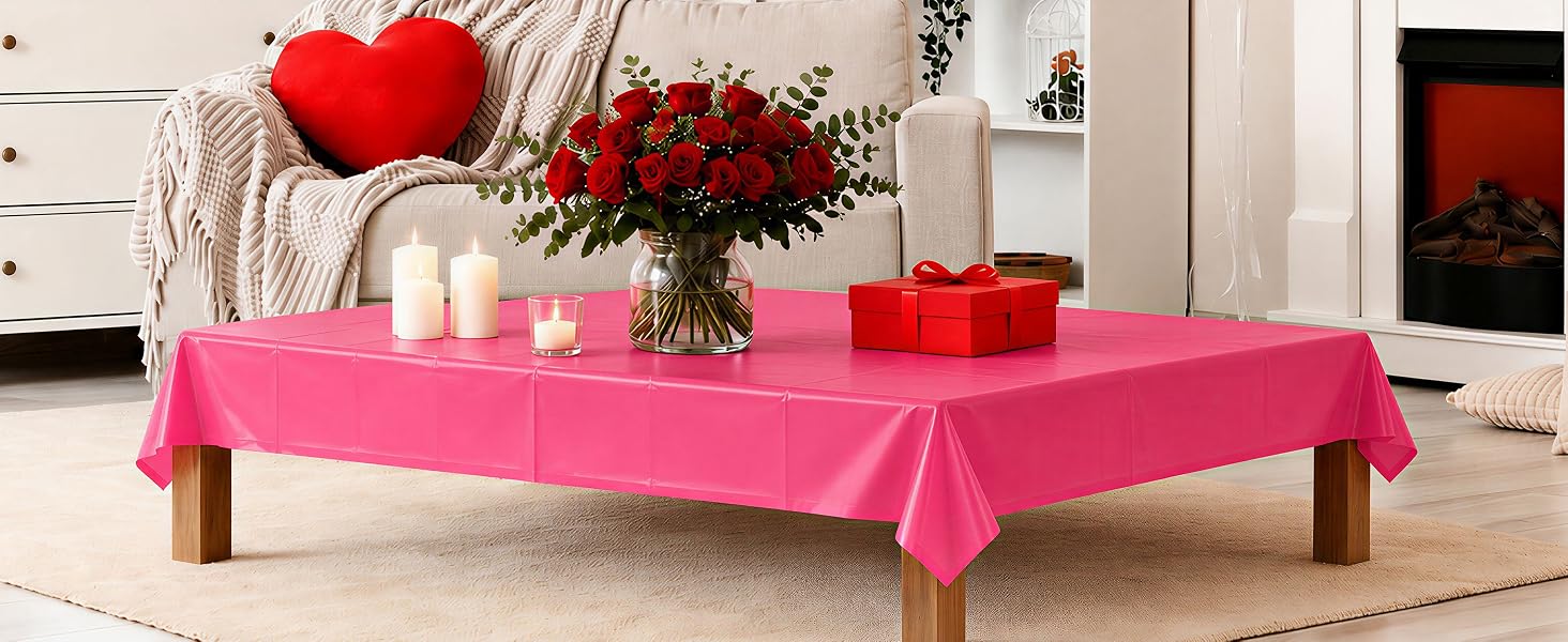 plastic tablecloth