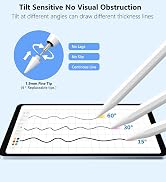 Stylus Pen for iPad 2018-2025 with Palm Rejection, Active Pencil for iPad 10th 9th 8th 7th 6th Gen