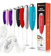 Milk Frother, Coffee Frother, Whisk, Upgraded Motor Electric Whisk Durable Low Noise Mini Drink M...