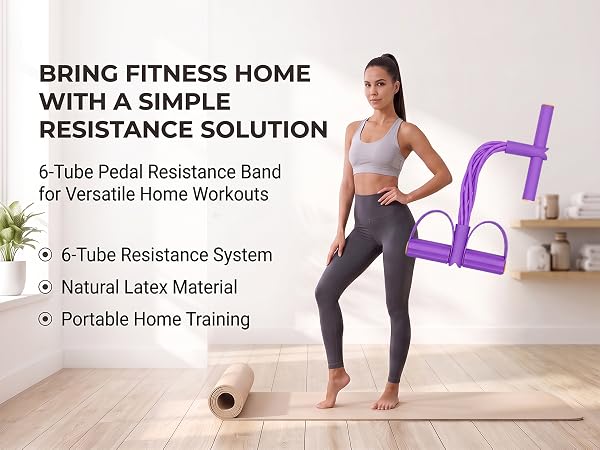 Pedal Resistance Bands with Handles
