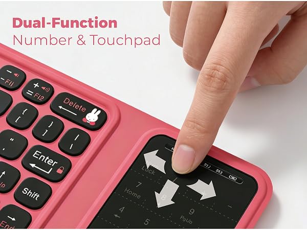 MIPOW MIFFY Triple-Fold Wireless Bluetooth Keybaord