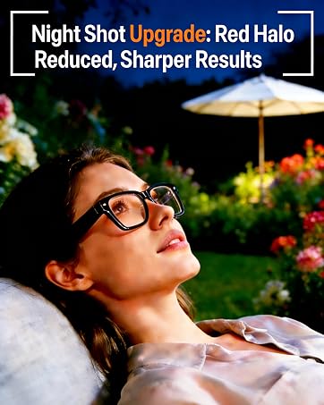 Night Shot Upgrade: Red HaloReduced, Sharper Results