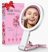 Travel Makeup Mirror with Light