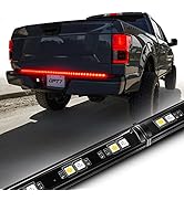 OPT7 60" Redline Parlux Standard LED Tailgate Light Bar w/Red Turn Signal, IP67 Weatherproof Rigi...