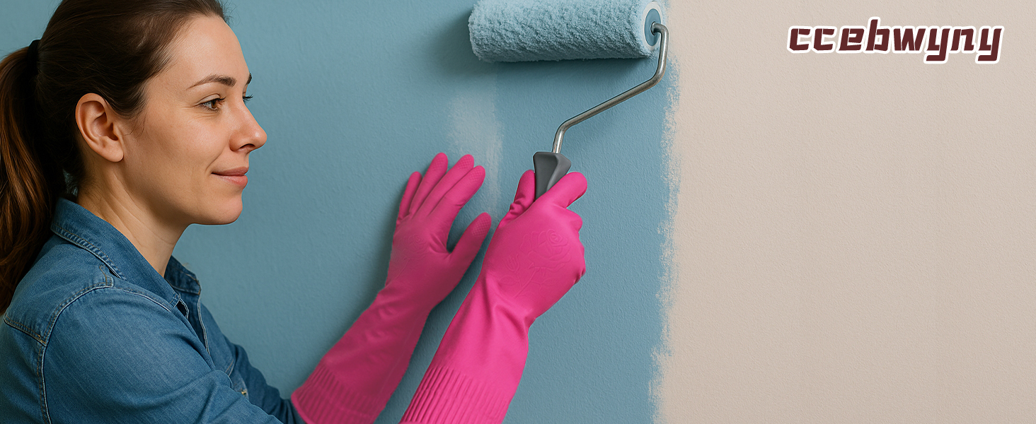 Kitchen gloves for cooking protect your skin while handling food or hot water.