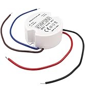 Makergroup 12V LED Power Supply Driver, IP67 Waterproof Constant Voltage Transformer, 120VAC to 1...