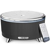 500ML Essential Oil Diffuser: Ultrasonic Aroma Diffuser with Remote Control for Spa Hotel Yoga Ro...