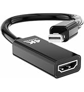 Arvitek 4K Active Mini DisplayPort to HDMI Adapter, 4K@60Hz, High Speed Uni-Directional Mini DP t...