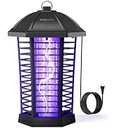 WowCatch Upgraded LED Bug Zapper Outdoor Indoor, Up to 50,000 Hours Lifespan (No Bulb Replacement...