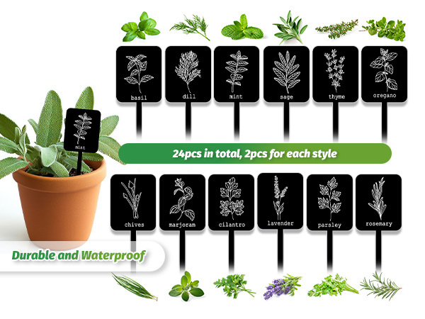 Acrylic Plant Label Signs