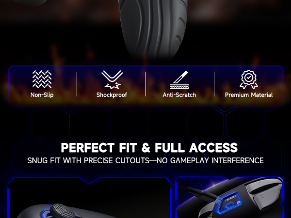 playvital for Nintendo Switch 2 Pro Controller Silicone Cover – Samurai Edition Protective Skin Case