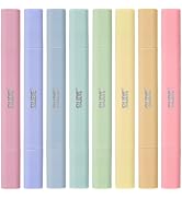 BLIEVE- Aesthetic Bible Highlighters No Bleed Through Assorted Colors, Cute Highlighter Dual Tip ...