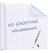 HAMIGAR Whiteboard Sticker for Wall 17.7" x 78.7" Whiteboard Wallpaper Peel and Stick, White Boar...