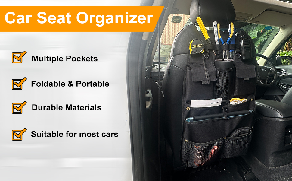 Car Seat Back Organizer