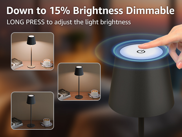 rechargeable table lamp