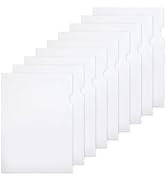M&G Plastic Clear Document File Folders- 100 Pack L-Type Folders Copy Safe Project Pockets A4 Let...