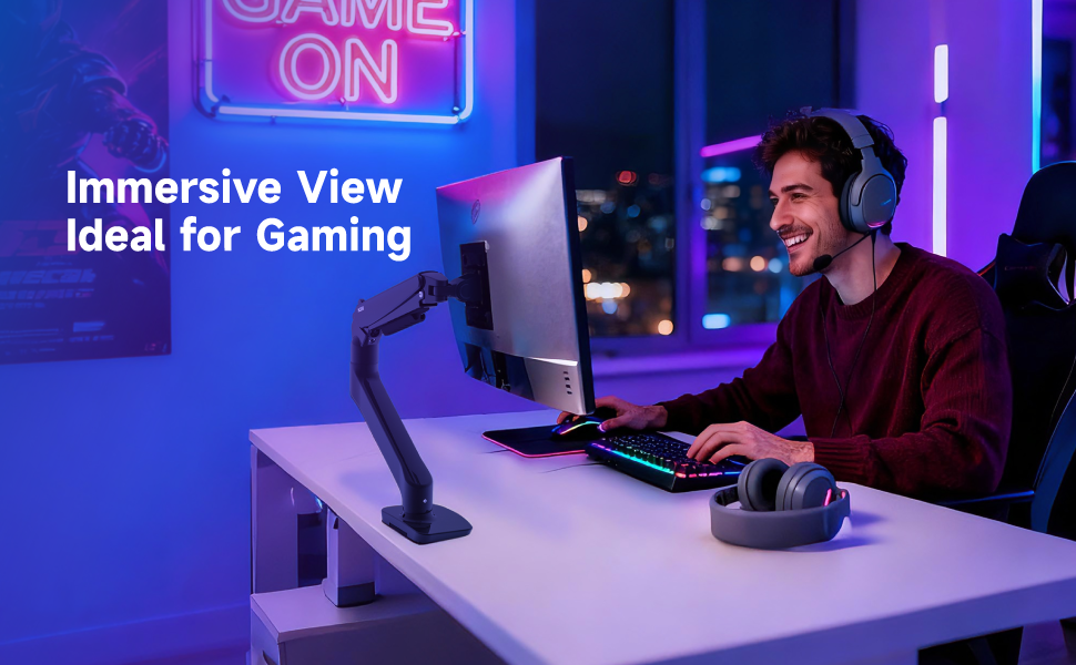 Immersive View Ideal for Gaming