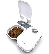 Cat Mate Automatic Feeder with Ice Pack for Wet Food - 2 Meal Timed Pet Feeder, No WiFi or App, P...