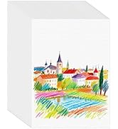 Fyess 120 Sheets Sketch Watercolor Paper, 5 x 7 Inch White Paper Cards, 160 GSM Cold Press Cotton...
