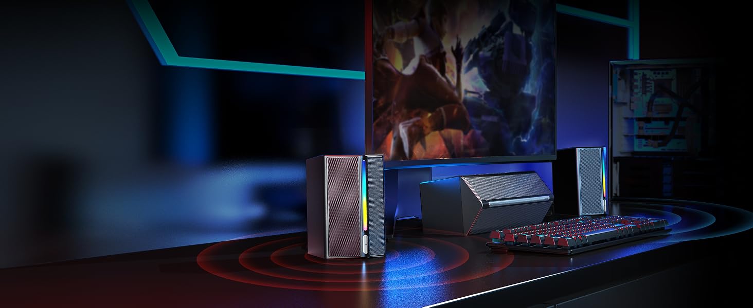 gaming streaming speakers for desktop