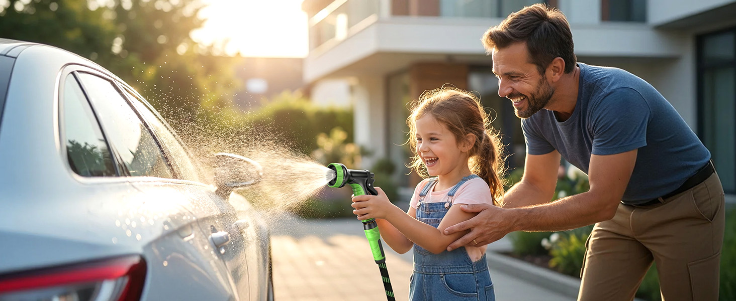washing car