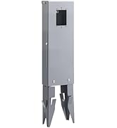 TAYMATIC All-Metal Outdoor 1-Gang Power Post Enclosure,26-Inch Metal Power Stake,NEMA 3R Weatherp...