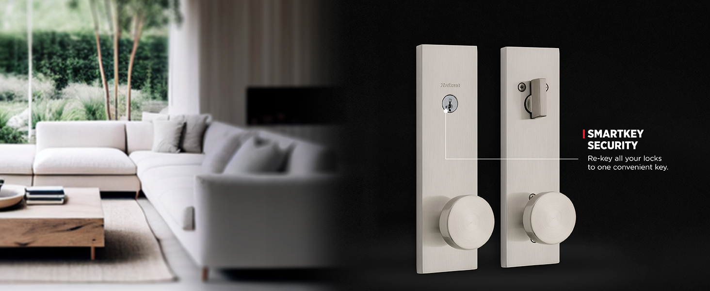 SmartKey Security: Re-key all your locks to one convenient key.
