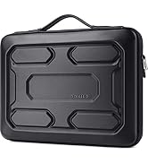 DOMISO 15.6 inch Laptop Sleeve with Handle Shockproof Computer Bag Waterproof EVA Protective Carr...