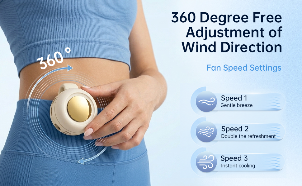Bladeless Clip-On Fan
