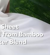 MR&HM Queen Fitted Sheet Only, Ultra-Soft Rayon Derived from Bamboo & Polyester Blend, Silky & Br...