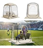 VEVOR Pop up Sports Tent, 4 Sizes Optional Clear Bubble Tent for 1-6 Person, Waterproof Outdoor P...