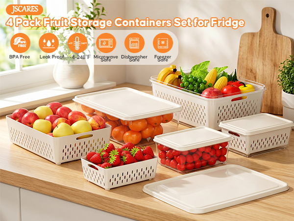 fruit storage containers for fridge