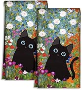 Miss Adola Cute Kitchen Towels Set of 2 - Dish Towels 18 x 26 Inch Microfiber Tea Towel for Home ...